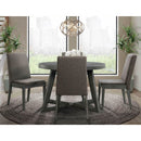 Elements International Cross Round Dining Table IMAGE 8