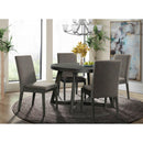 Elements International Cross Round Dining Table IMAGE 9
