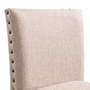 Elements International Jax 30" Bar Fabric Back Stool w/Fabric Seat IMAGE 6