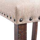 Elements International Jax 30" Bar Fabric Back Stool w/Fabric Seat IMAGE 8
