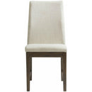 Elements International Dapper Dining Side Chair (Walnut Finish) IMAGE 2