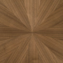 Elements International Weston Round Dining Table Walnut IMAGE 7