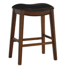 Elements International Fiesta Barstool 30" - Brown IMAGE 1