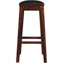 Elements International Fiesta Barstool 30" - Brown IMAGE 3