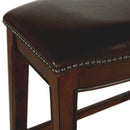 Elements International Fiesta Barstool 30" - Brown IMAGE 4