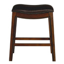 Elements International Fiesta Counter Stool 24" - Brown IMAGE 2