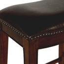 Elements International Fiesta Counter Stool 24" - Brown IMAGE 4