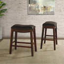 Elements International Fiesta Counter Stool 24" - Brown IMAGE 7