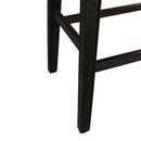 Elements International Parkside 30'' Barstool - Linen / Dark Wash IMAGE 7