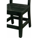 Elements International Britton Wooden Side Chair Set in Charcoal IMAGE 7