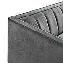 Elements International Calais Chair In Marine Light Grey IMAGE 4