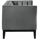 Elements International Calais Loveseat in Marine Light Grey IMAGE 3