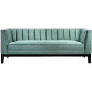 Elements International Calais Sofa In Marine Green IMAGE 2