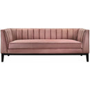 Elements International Calais Sofa In Marine Rose IMAGE 2
