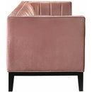Elements International Calais Sofa In Marine Rose IMAGE 3