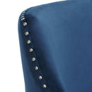 Elements International Dinah 1539B Chair In Broadway Navy IMAGE 4