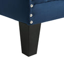 Elements International Dinah 1539B Chair In Broadway Navy IMAGE 6