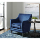 Elements International Dinah 1539B Chair In Broadway Navy IMAGE 7