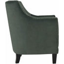 Elements International Dinah 1539B Chair In Broadway Gun Metal IMAGE 3