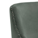Elements International Dinah 1539B Chair In Broadway Gun Metal IMAGE 4