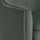 Elements International Dinah 1539B Chair In Broadway Gun Metal IMAGE 5