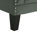 Elements International Dinah 1539B Chair In Broadway Gun Metal IMAGE 6