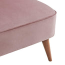 Elements International Joss Chair 1 w/Walnut Wood Legs Broadway Blush IMAGE 6