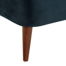 Elements International Joss Chair 1 w/Walnut Wood Legs Broadway Navy IMAGE 5