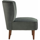Elements International Joss Chair 1 w/Walnut Wood Legs Broadway Gun Metal IMAGE 3