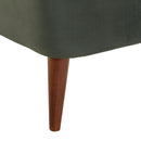 Elements International Joss Chair 1 w/Walnut Wood Legs Broadway Gun Metal IMAGE 5