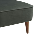 Elements International Joss Chair 1 w/Walnut Wood Legs Broadway Gun Metal IMAGE 6