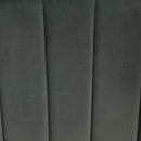 Elements International Joss Chair 1 w/Walnut Wood Legs Broadway Gun Metal IMAGE 7
