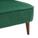 Elements International Joss Chair 1 w/Walnut Wood Legs Broadway Emerald IMAGE 6