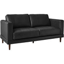 Elements International Hampton Loveseat in Fiero Charcoal IMAGE 1