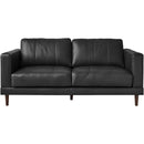 Elements International Hampton Sofa in Fiero Charcoal IMAGE 2