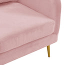 Elements International Joss 2 Accent Chair with Gold Legs in Blush IMAGE 8