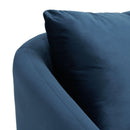 Elements International Joss Chair 2 w/Metal Gold Legs Broadway Navy IMAGE 5