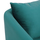 Elements International Joss Chair 2 w/Metal Gold Legs Broadway Marine Blue IMAGE 5