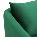 Elements International Joss Chair 2 w/Metal Gold Legs Broadway Emerald IMAGE 5