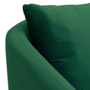 Elements International Joss Chair 2 w/Natural Wood Legs Broadway Emerald IMAGE 5
