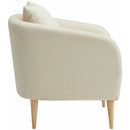 Elements International Joss Chair 2 w/Natural Wood Legs Aria Natural IMAGE 3
