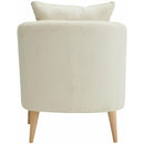 Elements International Joss Chair 2 w/Natural Wood Legs Aria Natural IMAGE 4