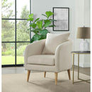 Elements International Joss Chair 2 w/Natural Wood Legs Aria Natural IMAGE 9