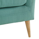Elements International Joss Chair 2 w/Natural Wood Legs Aria Green IMAGE 7