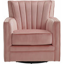Elements International Loden Swivel Chair in Royale Blush - 3A IMAGE 2