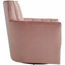 Elements International Loden Swivel Chair in Royale Blush - 3A IMAGE 3