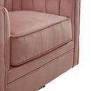 Elements International Loden Swivel Chair in Royale Blush - 3A IMAGE 6