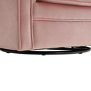 Elements International Loden Swivel Chair in Royale Blush - 3A IMAGE 7