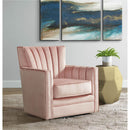 Elements International Loden Swivel Chair in Royale Blush - 3A IMAGE 9