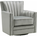 Elements International Loden Swivel Chair in Royale Gun Metal - 3A IMAGE 1